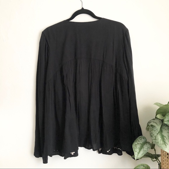 MOSSIMO Open Front Embroidered Jacket - Picture 9 of 9